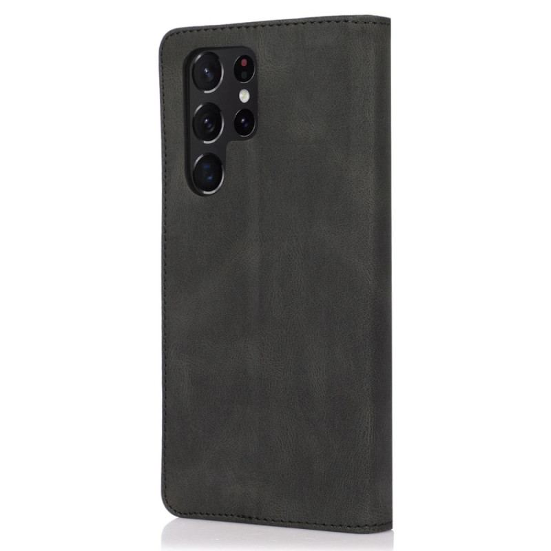 Flip Kotelot Samsung Galaxy S24 Ultra 5g Efekt Zamszu Etui Ochronne