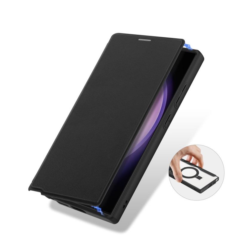 Flip Kotelot Samsung Galaxy S24 Ultra 5g Skórka X Pro Dux Ducis Etui Ochronne