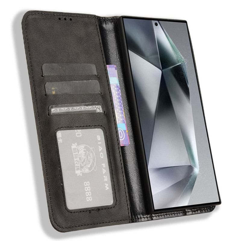Flip Kotelot Samsung Galaxy S24 Ultra 5g Zabytkowy Projekt