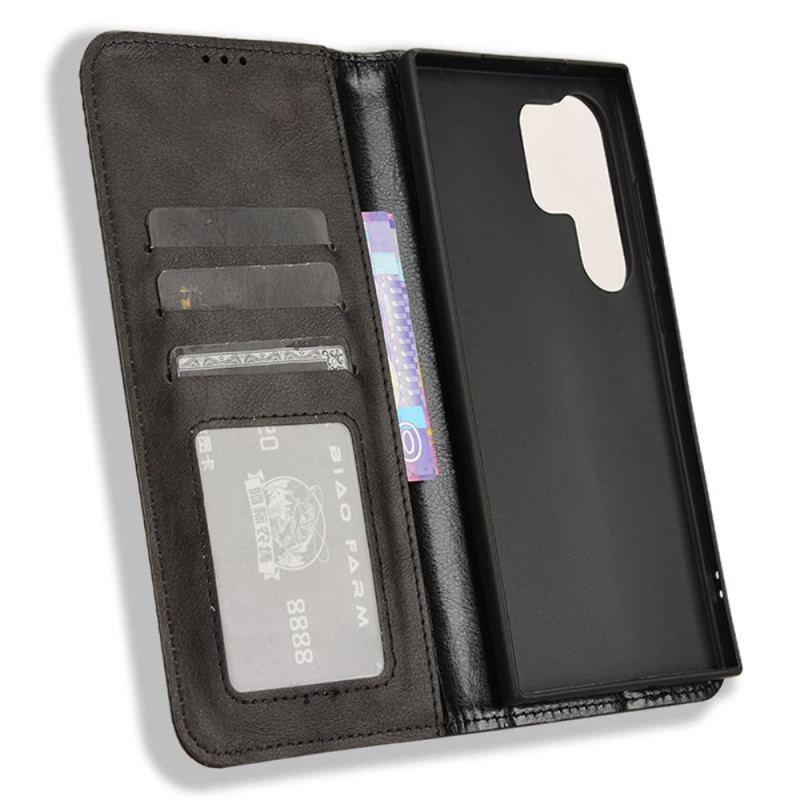 Flip Kotelot Samsung Galaxy S24 Ultra 5g Zabytkowy Projekt