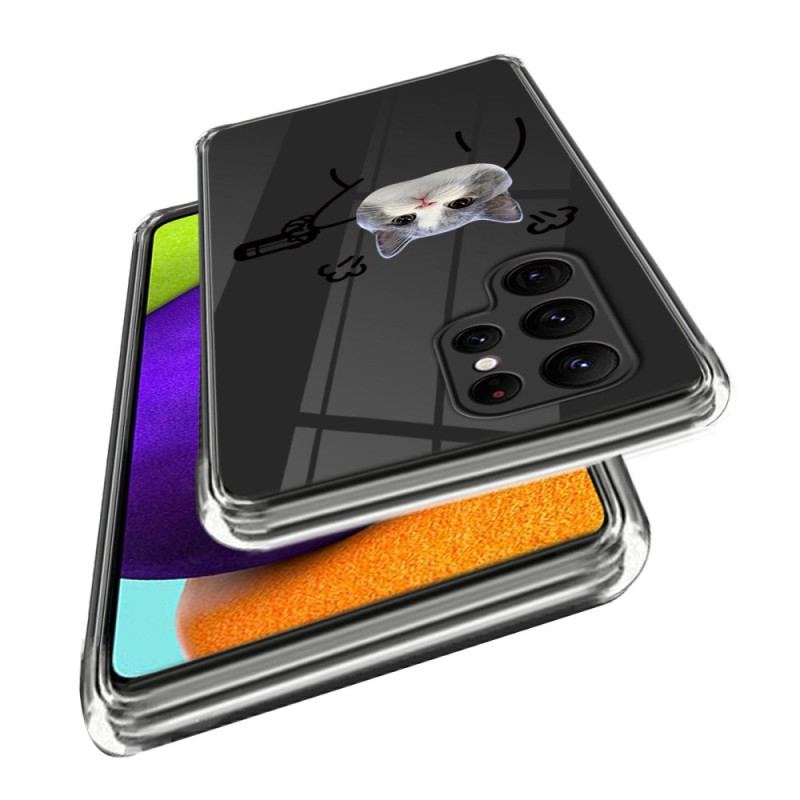 Futerały Samsung Galaxy S24 Ultra 5g Etui Na Telefon Kot Z Bronią