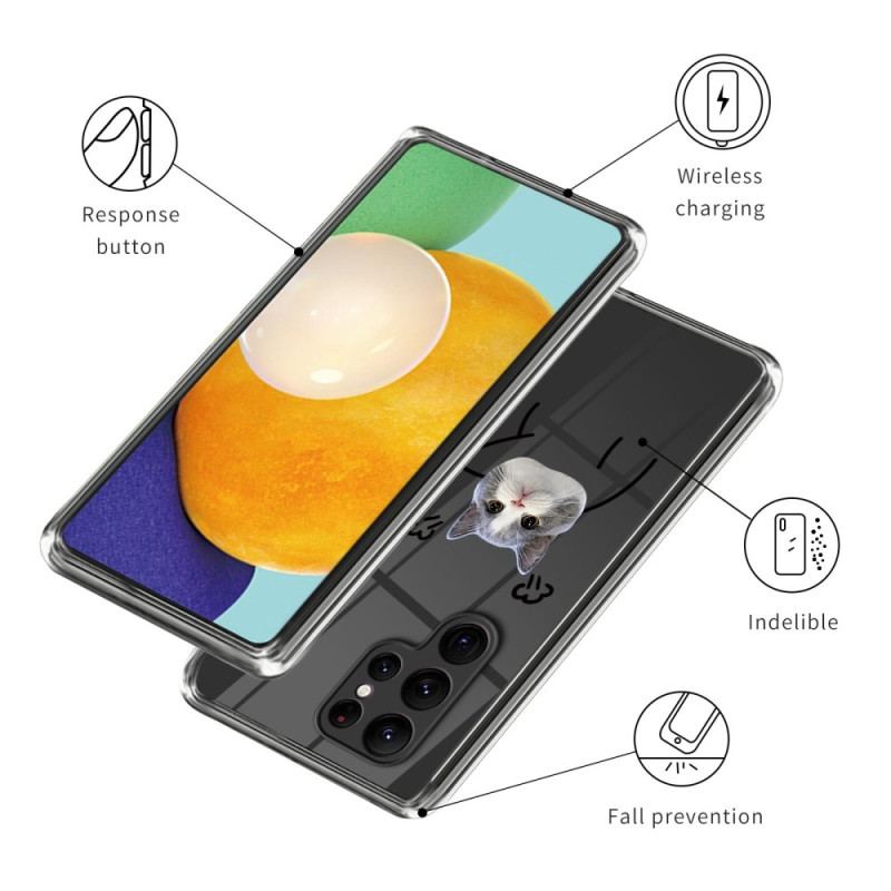 Futerały Samsung Galaxy S24 Ultra 5g Etui Na Telefon Kot Z Bronią