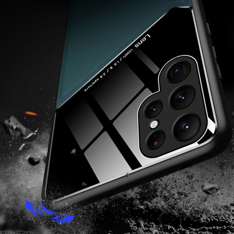 Futerały Samsung Galaxy S24 Ultra 5g Etui Na Telefon Magnetyczny Efekt Skóry