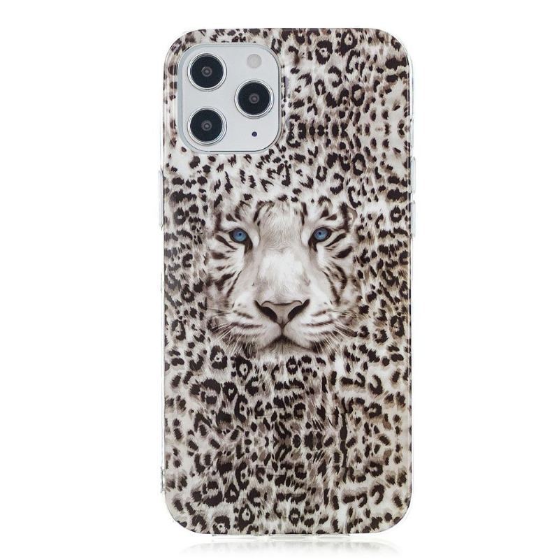 Etui do iPhone 12 Pro Max Biznes Luminous Śnieżna Pantera