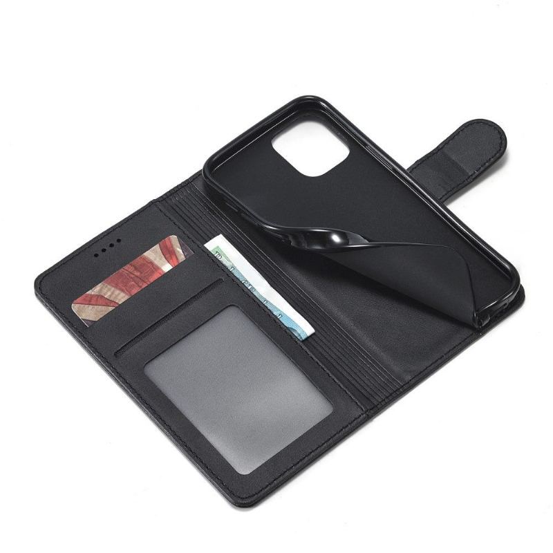 Etui do iPhone 12 Pro Max Obrzeża Etui Folio Skórzany Efekt Lc.imeeke