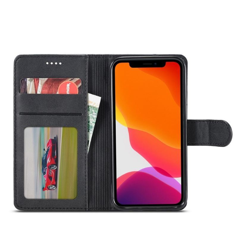Etui do iPhone 12 Pro Max Obrzeża Etui Folio Skórzany Efekt Lc.imeeke