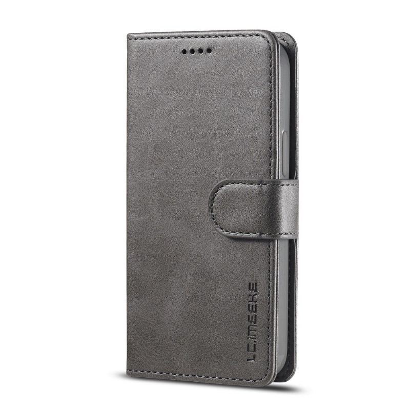 Etui do iPhone 12 Pro Max Obrzeża Etui Folio Skórzany Efekt Lc.imeeke