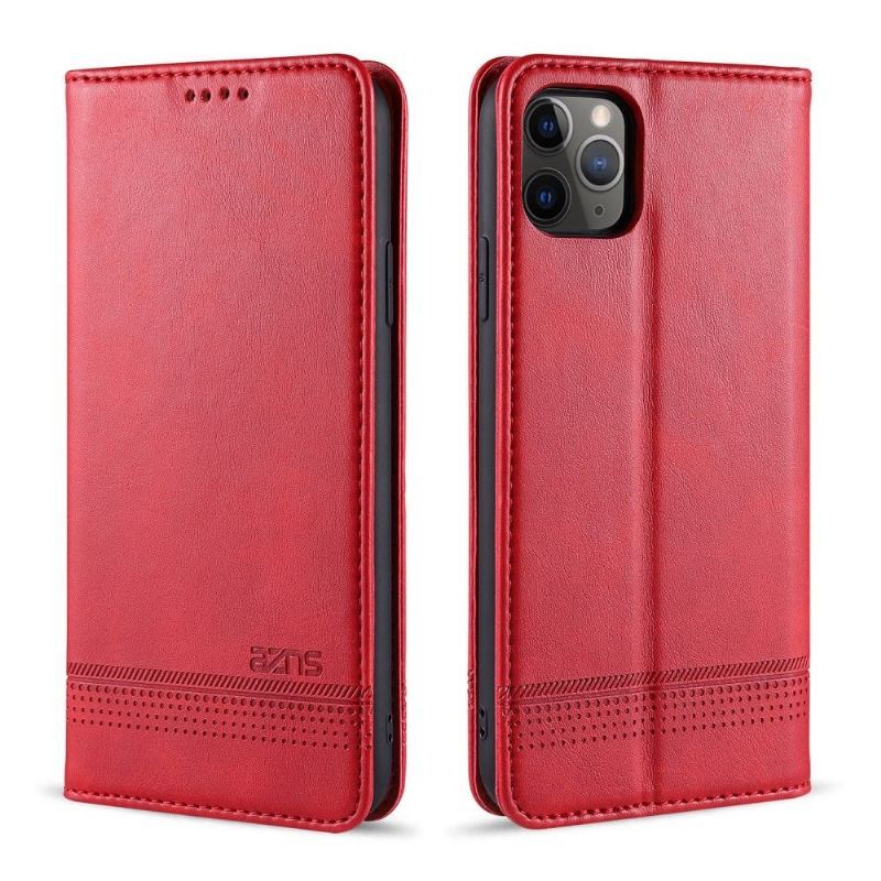 Etui Folio do iPhone 12 Pro Max Classic Azns Deluxe Skórzany Efekt