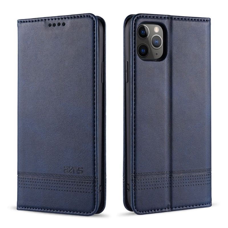 Etui Folio do iPhone 12 Pro Max Classic Azns Deluxe Skórzany Efekt