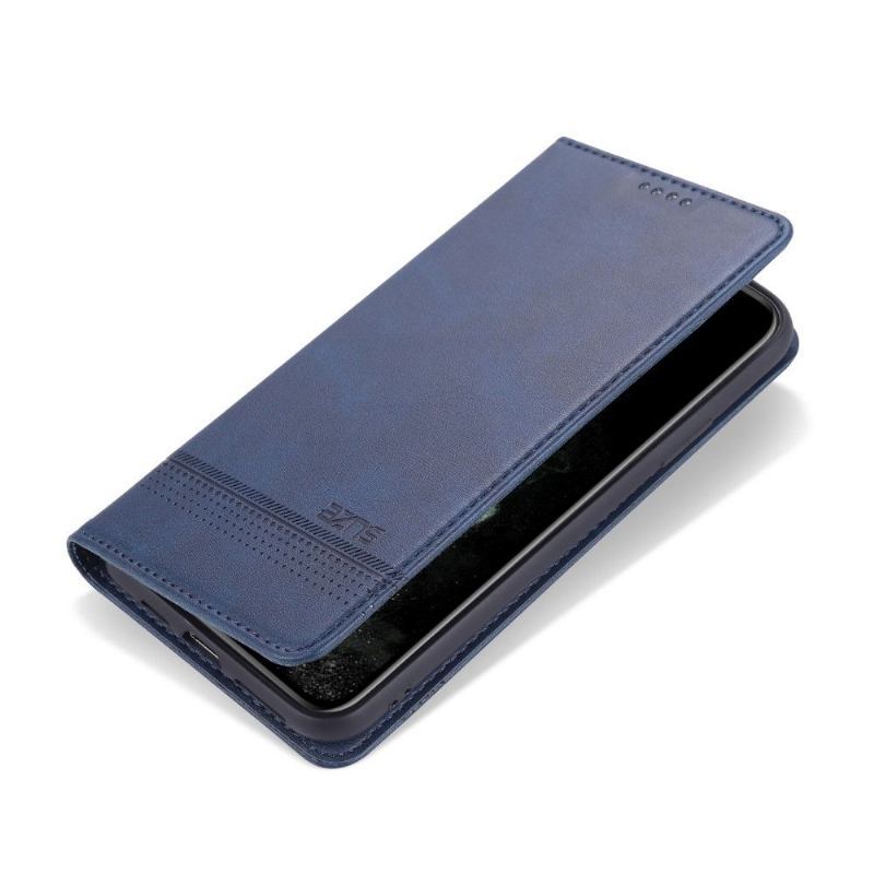 Etui Folio do iPhone 12 Pro Max Classic Azns Deluxe Skórzany Efekt