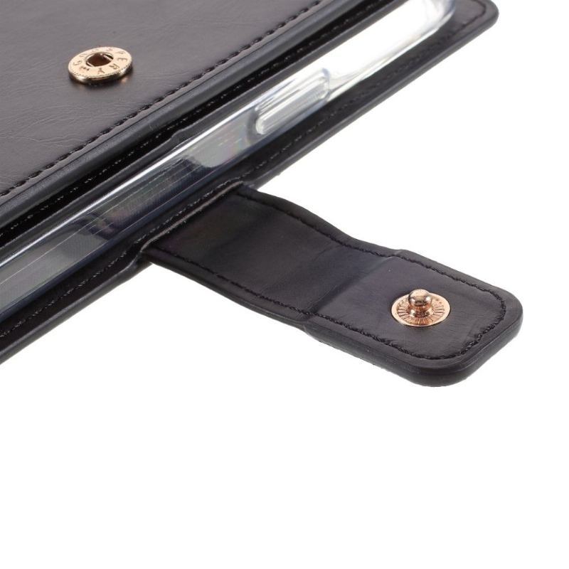 Etui Folio do iPhone 12 Pro Max Mansoor Imitacja Skóry