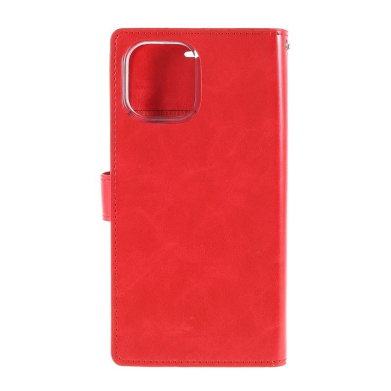 Etui Folio do iPhone 12 Pro Max Mansoor Imitacja Skóry