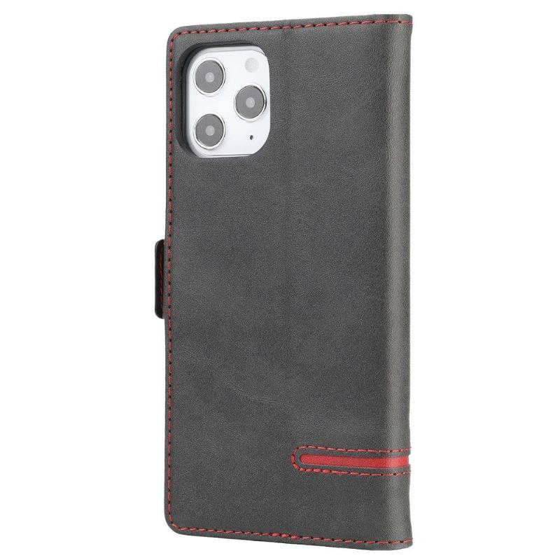 Etui Folio do iPhone 12 Pro Max Obrzeża Styl Biznesowy