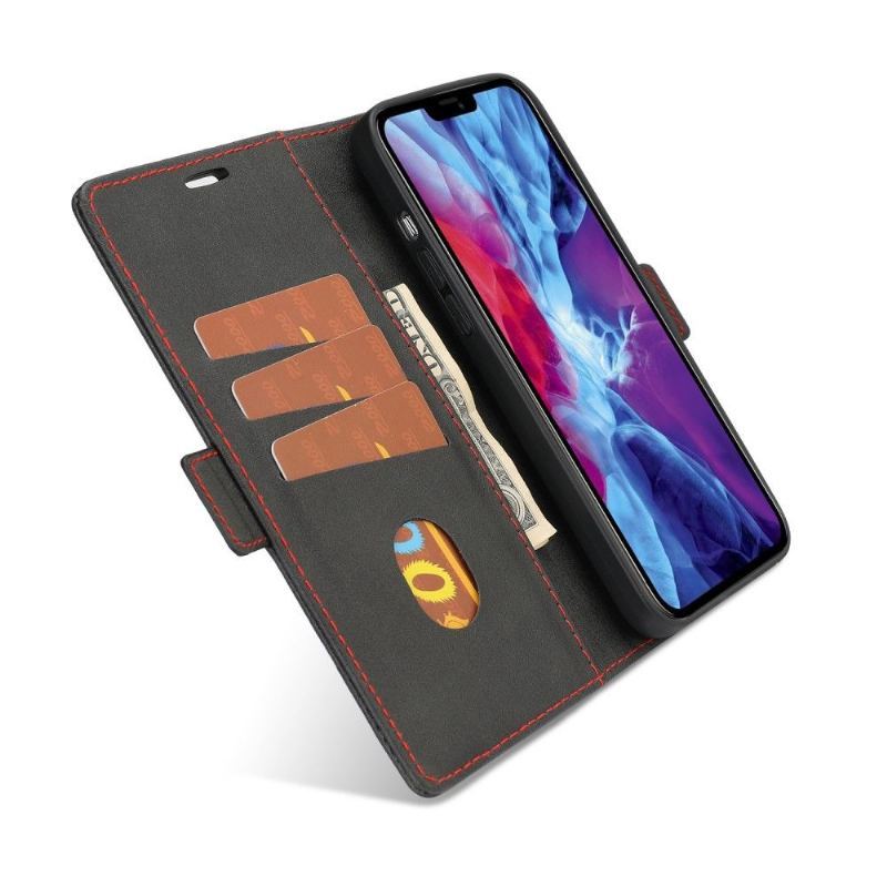 Etui Folio do iPhone 12 Pro Max Obrzeża Styl Biznesowy