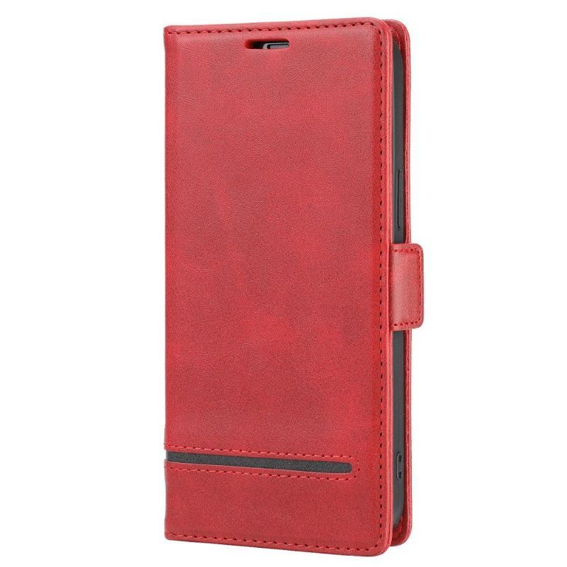 Etui Folio do iPhone 12 Pro Max Obrzeża Styl Biznesowy