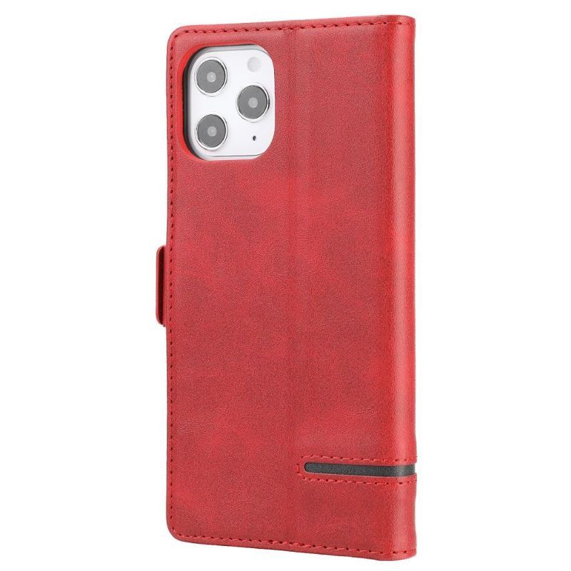Etui Folio do iPhone 12 Pro Max Obrzeża Styl Biznesowy
