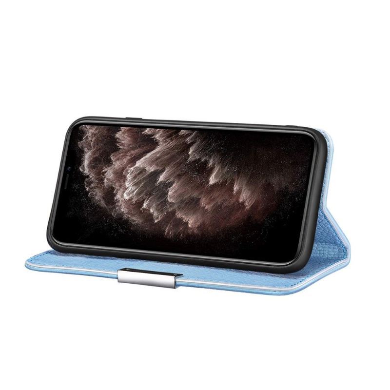 Etui Na Telefon do iPhone 12 Pro Max Biznes Etui Folio Ziarnista Sztuczna Skóra