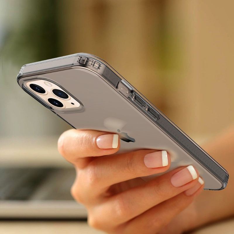 Futerały do iPhone 12 Pro Max Obrzeża Półprzezroczysty