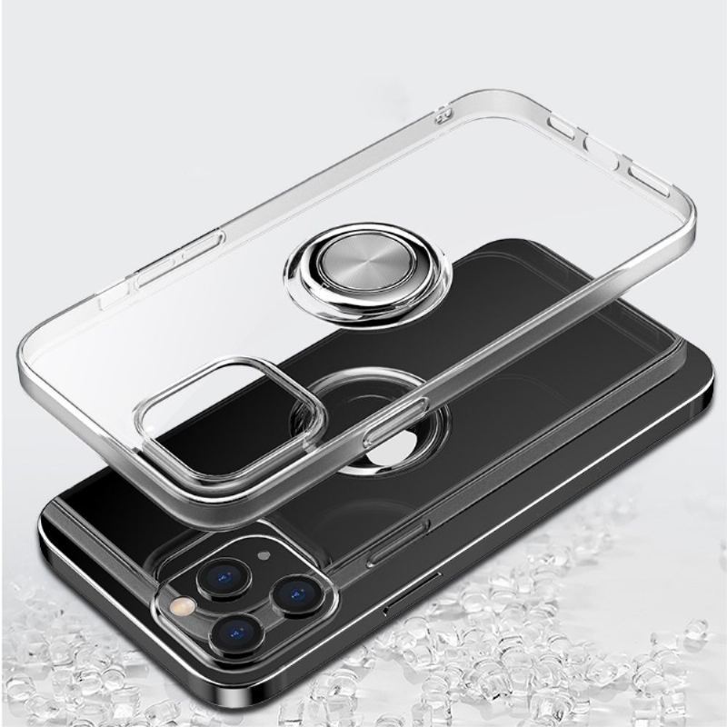 Futerały do iPhone 12 Pro Max Obrzeża Z Pierścieniem Magnetycznym
