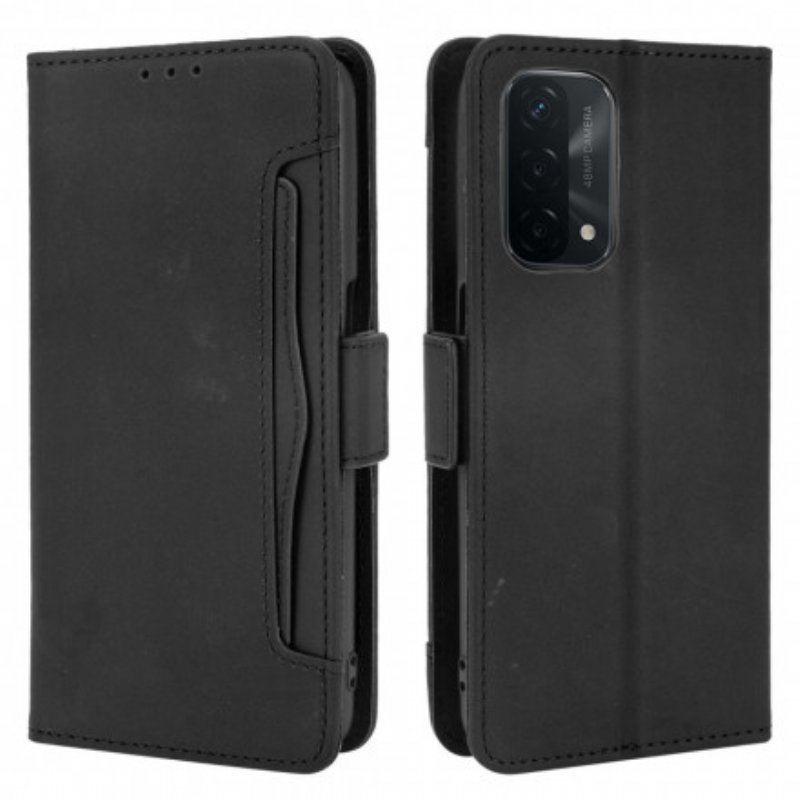 Skórzany Futerał do Oppo A54 5G / A74 5G Wielokartowa Klasa Premier