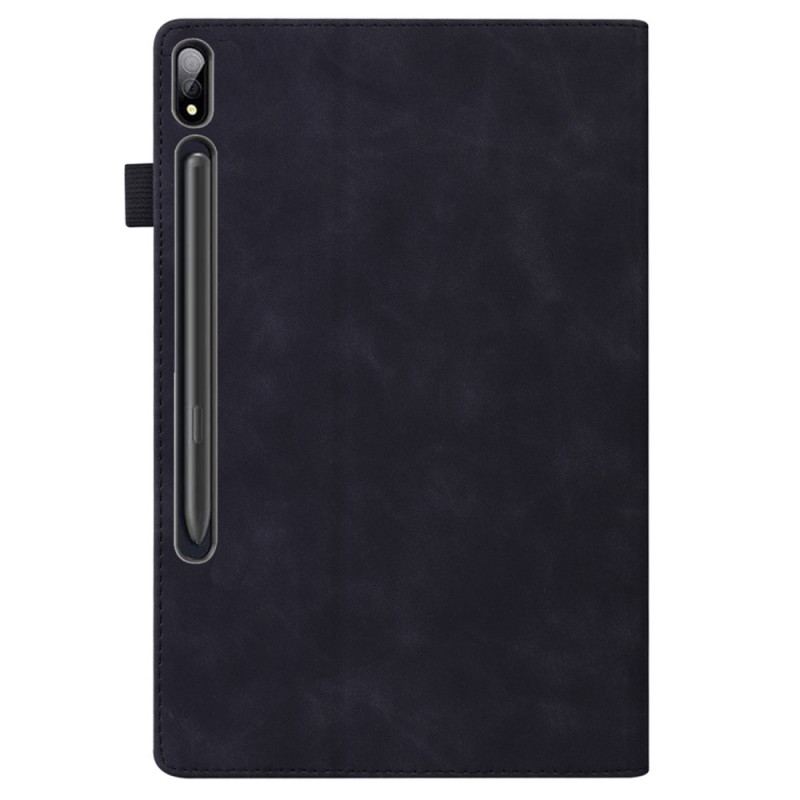Etui Do Samsung Galaxy Tab S9 Fe Przednia Saszetka I Pojemnik Na Ołówki