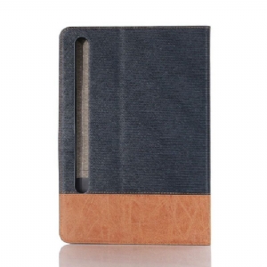 Etui Folio do Samsung Galaxy Tab S7+ Bicolor Sztuczna Skóra