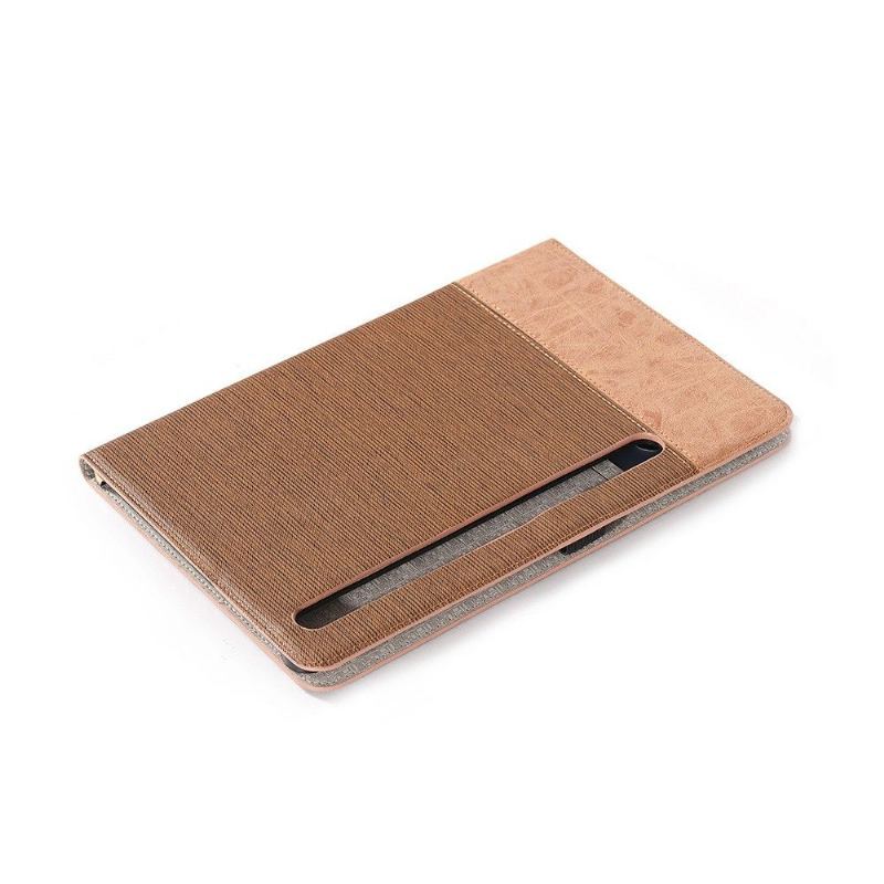 Etui Folio do Samsung Galaxy Tab S7+ Bicolor Sztuczna Skóra