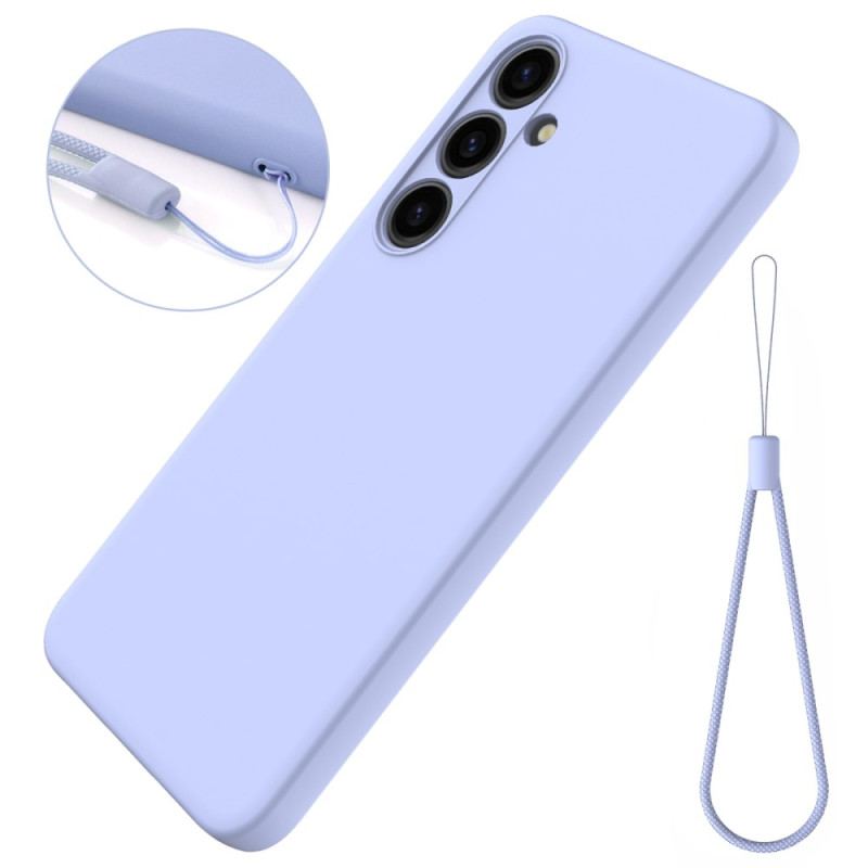 Etui Do Samsung Galaxy S24 Plus 5g Pasek Z Płynnego Silikonu