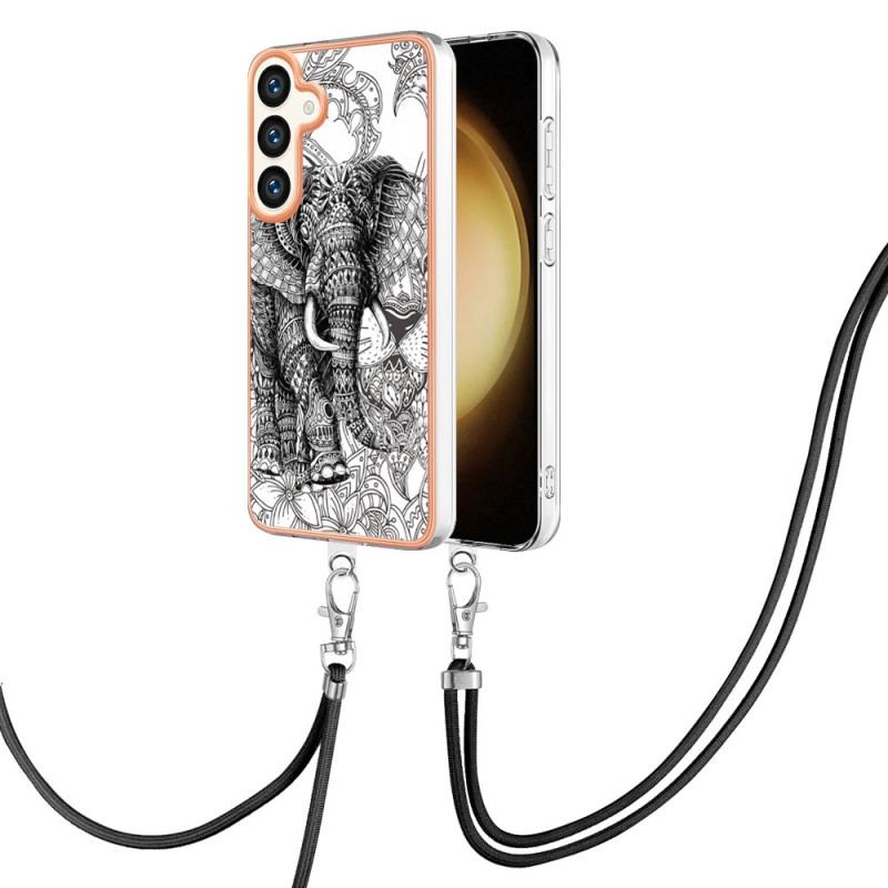 Etui Do Samsung Galaxy S24 Plus 5g Sznur Totemu Słonia