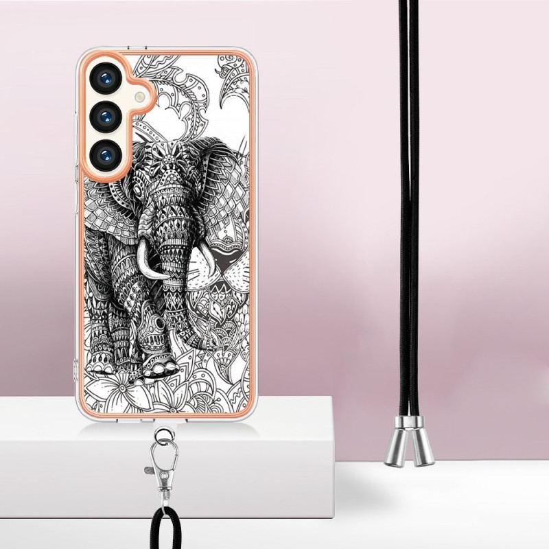 Etui Do Samsung Galaxy S24 Plus 5g Sznur Totemu Słonia