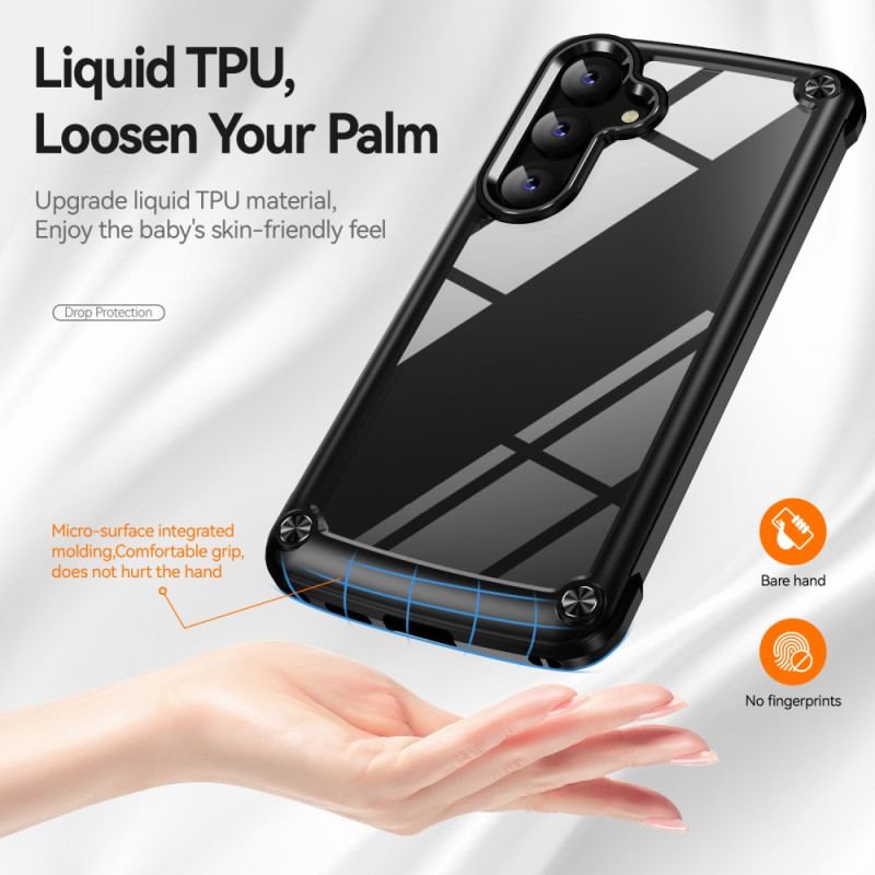 Etui Do Samsung Galaxy S24 Plus 5g Z Ramką Zabezpieczającą Przed Upadkiem