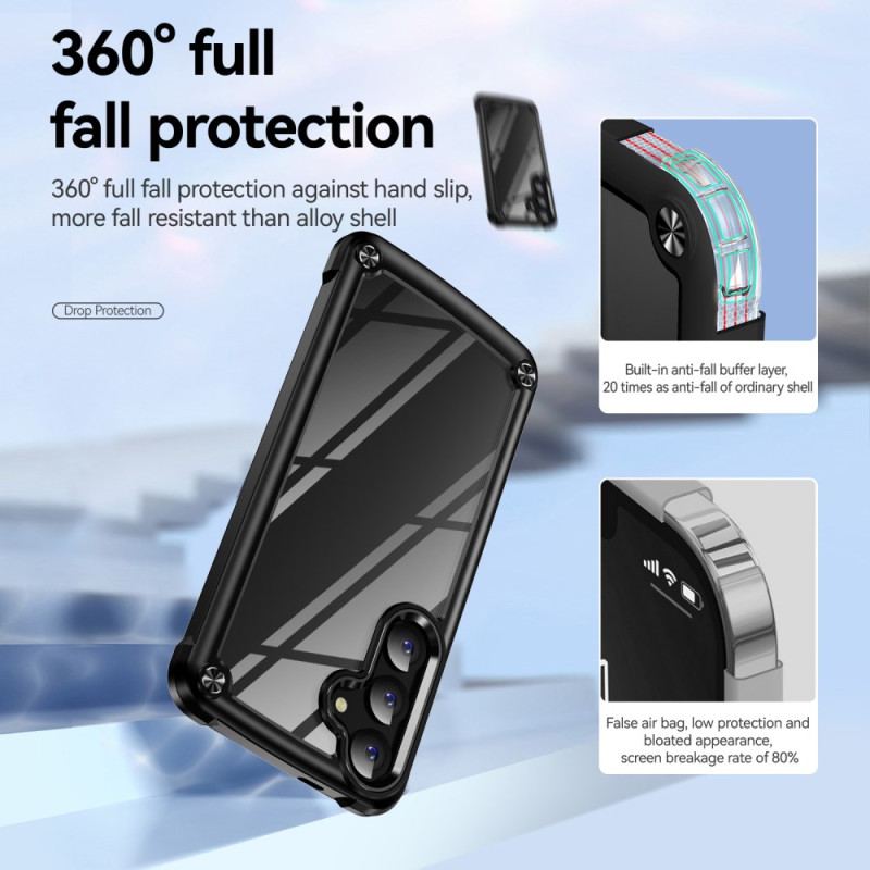 Etui Do Samsung Galaxy S24 Plus 5g Z Ramką Zabezpieczającą Przed Upadkiem