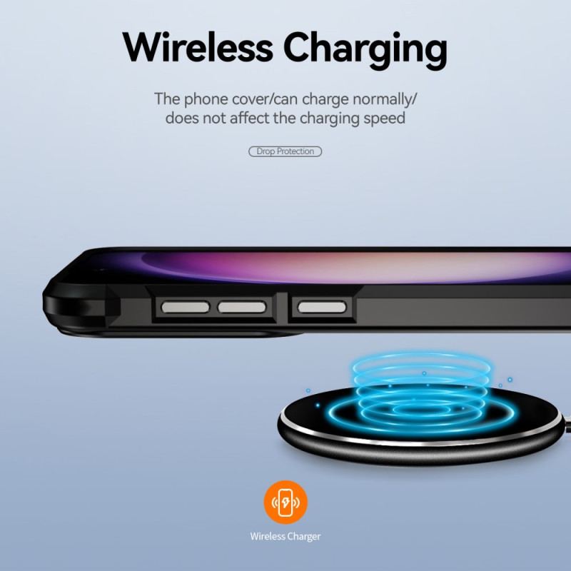 Etui Do Samsung Galaxy S24 Plus 5g Z Ramką Zabezpieczającą Przed Upadkiem