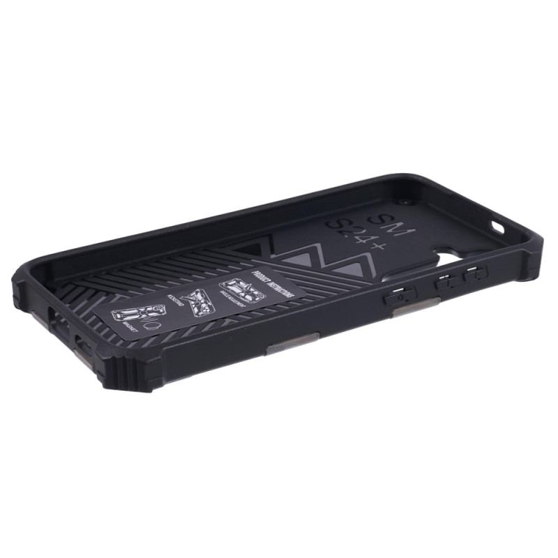 Etui Do Samsung Galaxy S24 Plus 5g Ze Wsparciem I Wzorem Kamuflażu