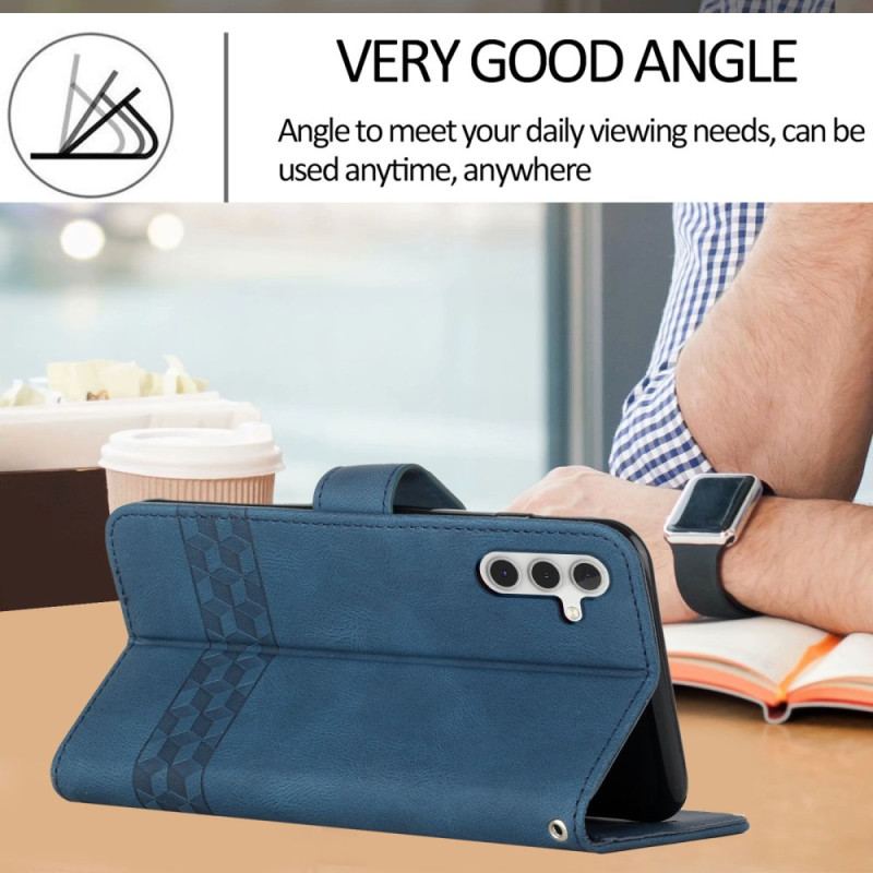 Etui Folio Do Samsung Galaxy S24 Plus 5g Geometria Paska