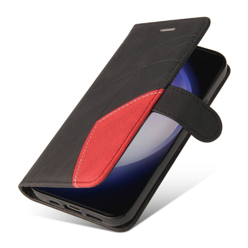 Etui Folio Do Samsung Galaxy S24 Plus 5g Konstrukcja Dwukolorowa