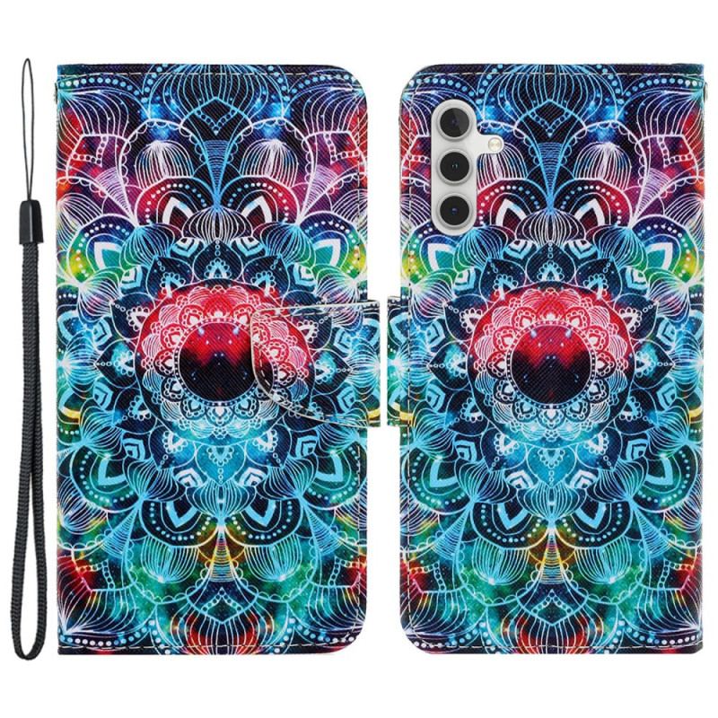 Etui Folio Do Samsung Galaxy S24 Plus 5g Mandala Z Paskiem