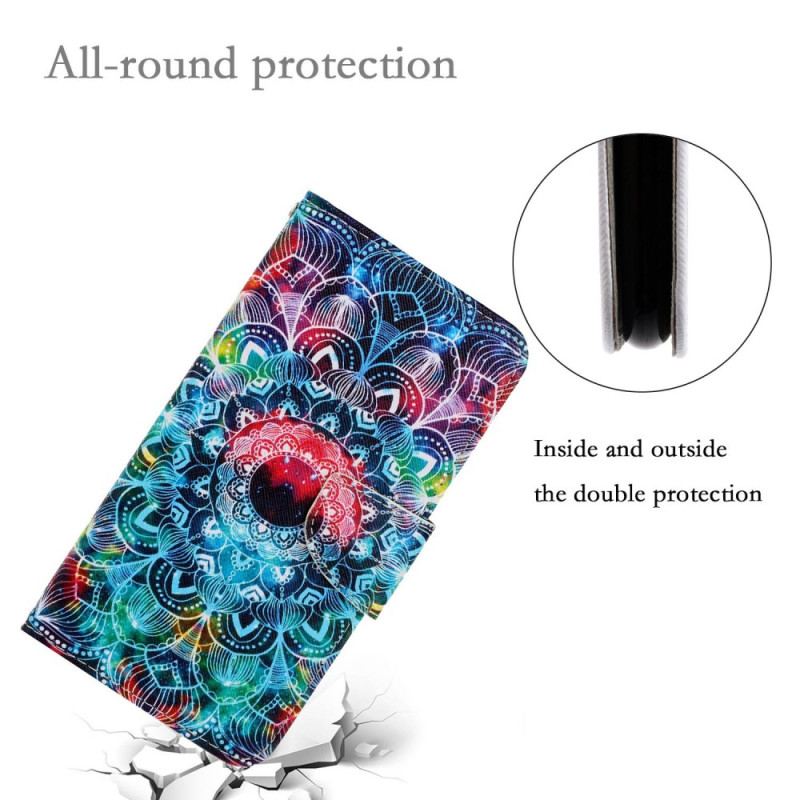 Etui Folio Do Samsung Galaxy S24 Plus 5g Mandala Z Paskiem