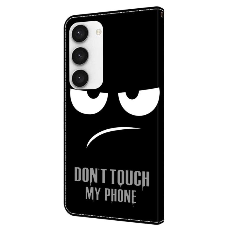 Etui Folio Do Samsung Galaxy S24 Plus 5g Nie Dotykaj Mojego Telefonu