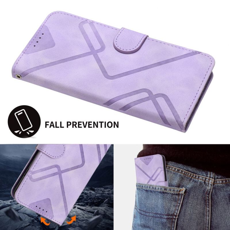 Etui Folio Do Samsung Galaxy S24 Plus 5g Pasek W Stylu Retro