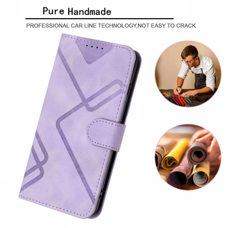 Etui Folio Do Samsung Galaxy S24 Plus 5g Pasek W Stylu Retro