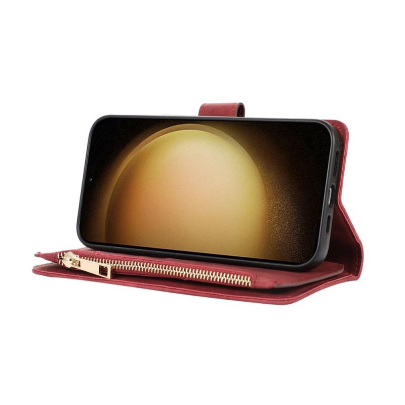 Etui Folio Do Samsung Galaxy S24 Plus 5g Pikowana Z Paskiem