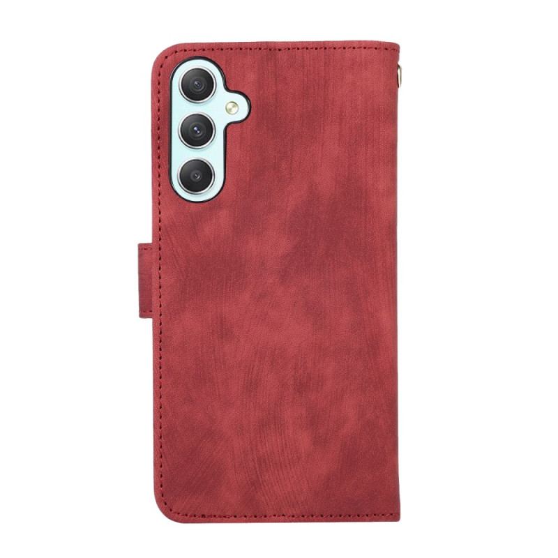Etui Folio Do Samsung Galaxy S24 Plus 5g Pikowana Z Paskiem