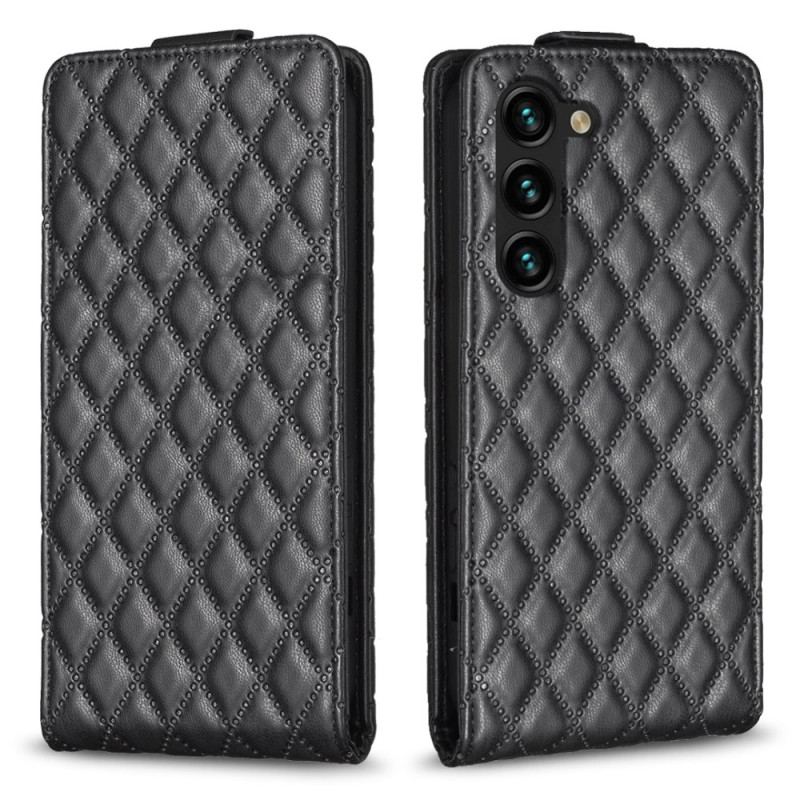 Etui Folio Do Samsung Galaxy S24 Plus 5g Pikowana Z Pionową Klapą