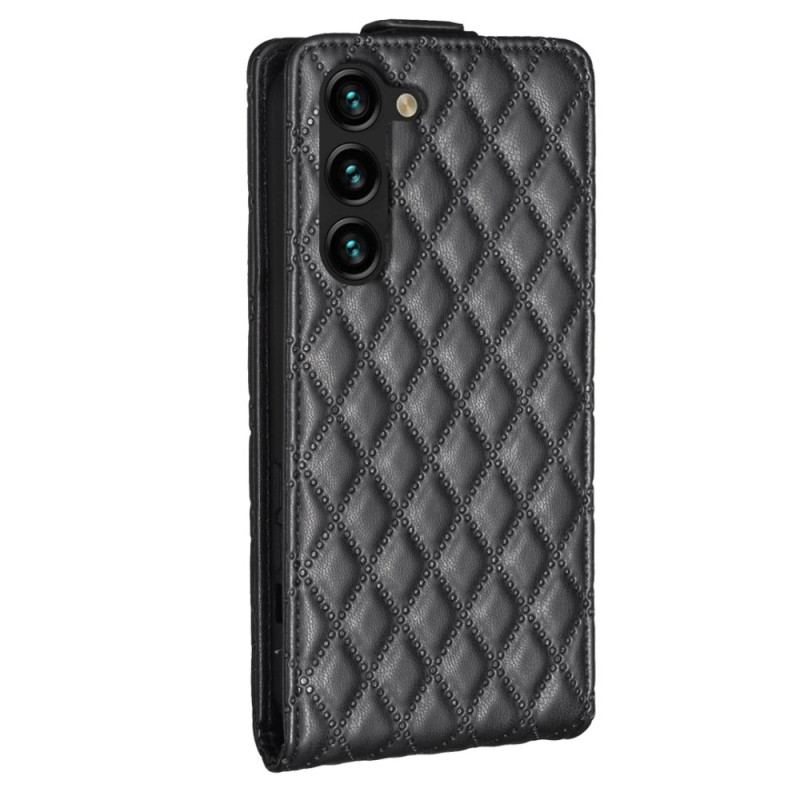 Etui Folio Do Samsung Galaxy S24 Plus 5g Pikowana Z Pionową Klapą
