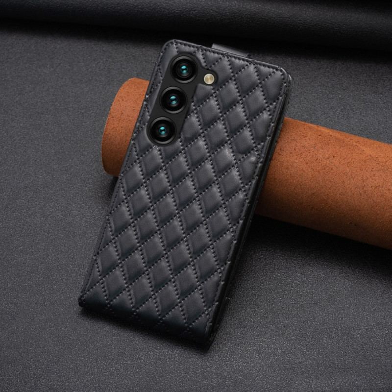 Etui Folio Do Samsung Galaxy S24 Plus 5g Pikowana Z Pionową Klapą