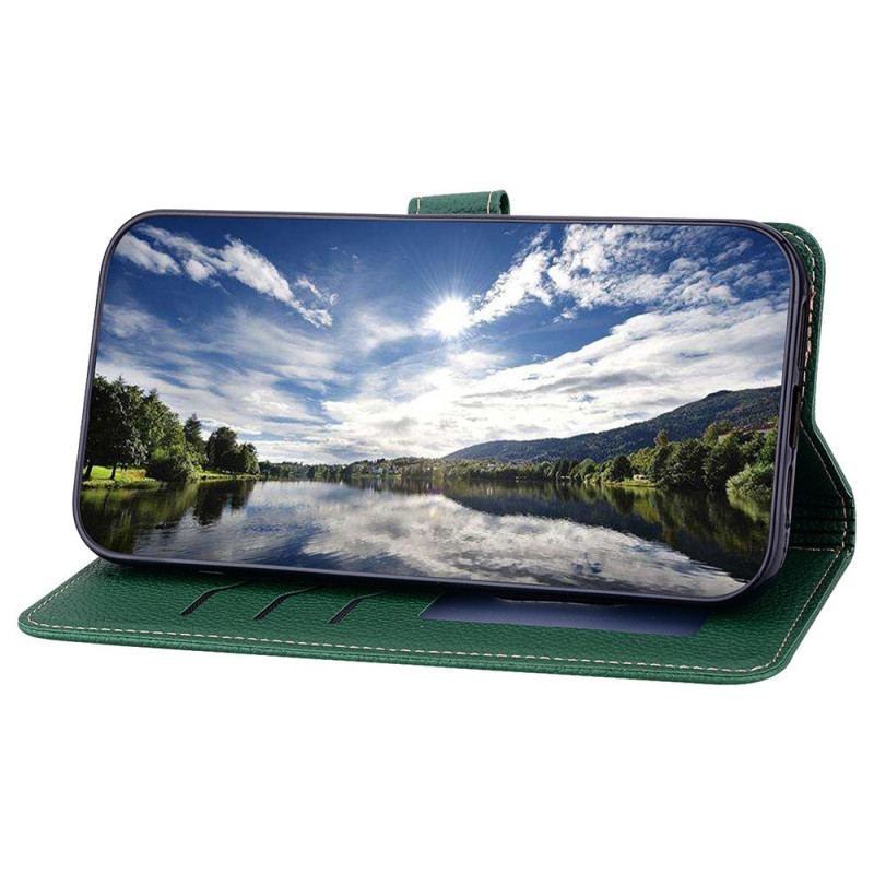 Etui Folio Do Samsung Galaxy S24 Plus 5g Tekstura Liczi