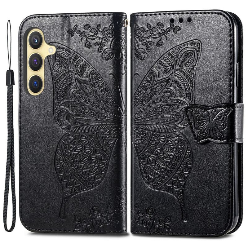 Etui Folio Samsung Galaxy S24 Plus 5g Barokowy Motyl