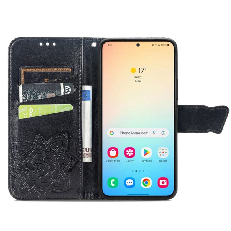 Etui Folio Samsung Galaxy S24 Plus 5g Barokowy Motyl