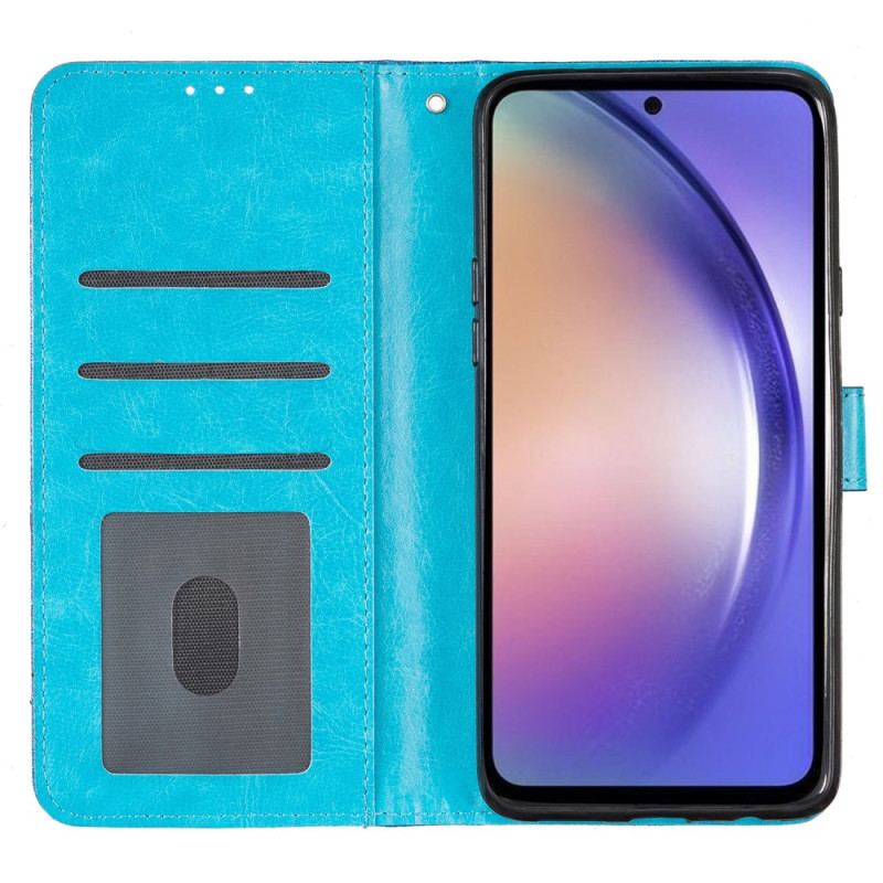 Etui Folio Samsung Galaxy S24 Plus 5g Cekiny Z Paskami